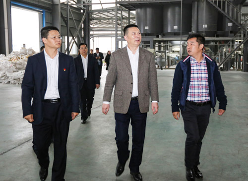 Jiangxi Postal Savings Bank Jiangxi Branch Xiao President visited Gaoqiang to inspect the work In November 2017