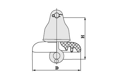 ANSI Suspension Porcelain Insulator (Normal Type)