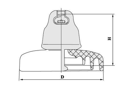 Anti-Pollution Suspension Porcelain Insulator