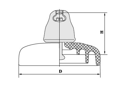 Anti-Pollution Suspension Porcelain Insulator