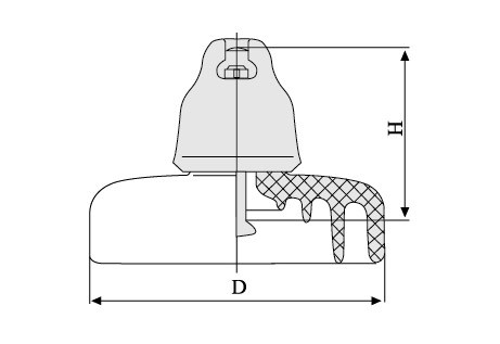 Anti-Pollution Suspension Porcelain Insulator