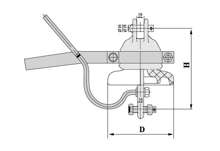 Disc Porcelain Insulator for Earthline